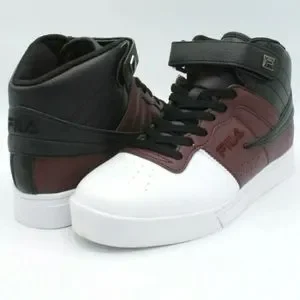 ? FILA VULC 13 MID PLUS BLACK BURGUNDY CLASSIC HIGH TOP SNEAKERS x 2 Fila | Shoes | Fila Vulc 3 Mid Plus Black Burgundy Classic  main image 2